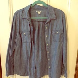 Women’s L Old Navy Chambray Shirt